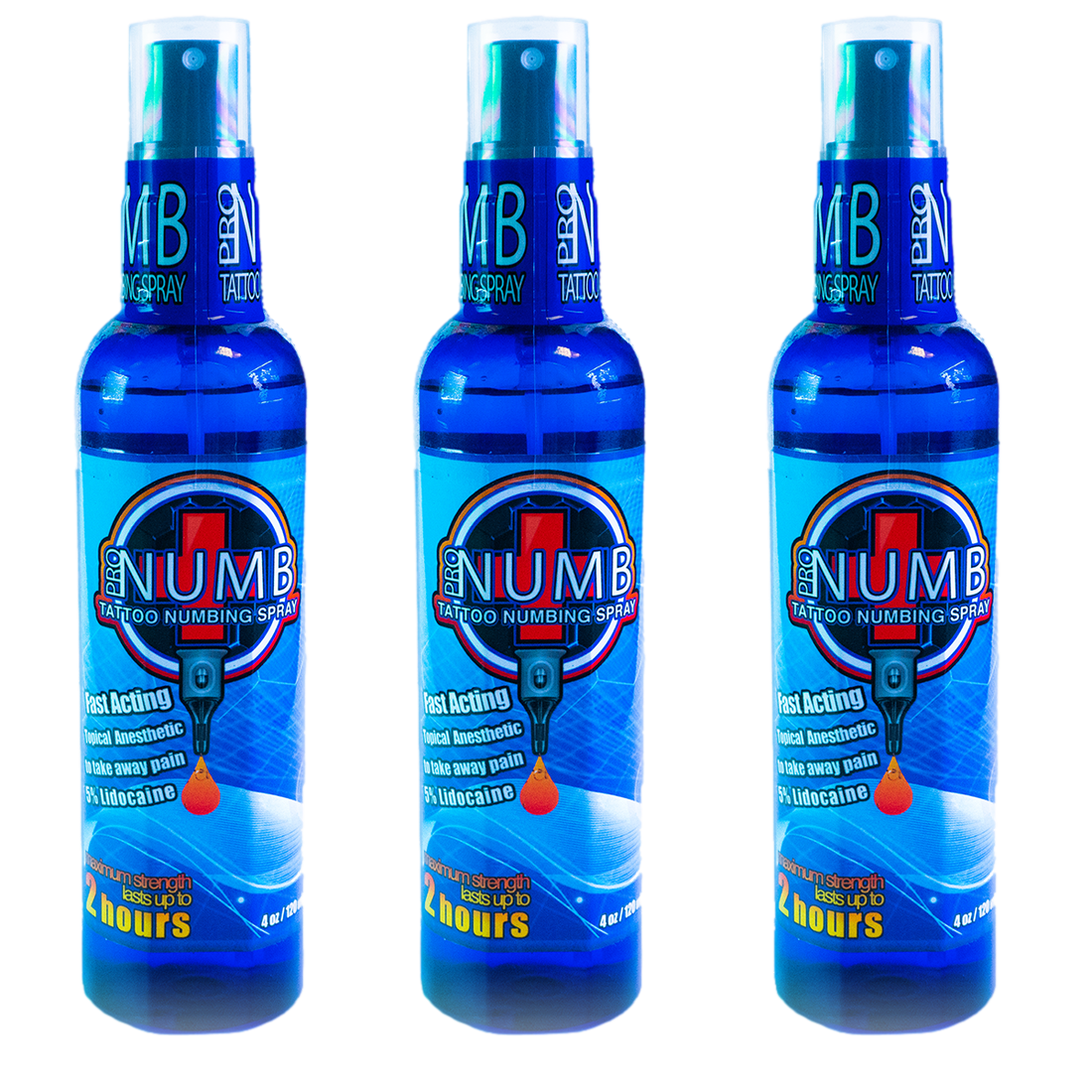 Pro Numb Tattoo Numbing Spray 4oz 3 Pack