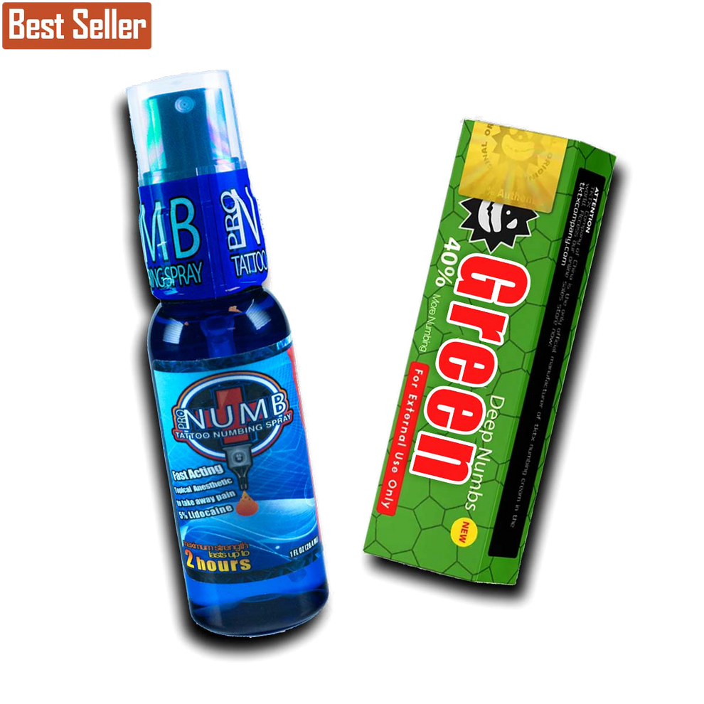 1oz + 10g Combo Set (spray + cream)