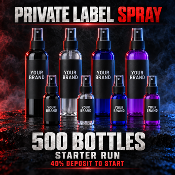 500 Custom Private-Label Pro Numb Spray Bottles — 40% Deposit