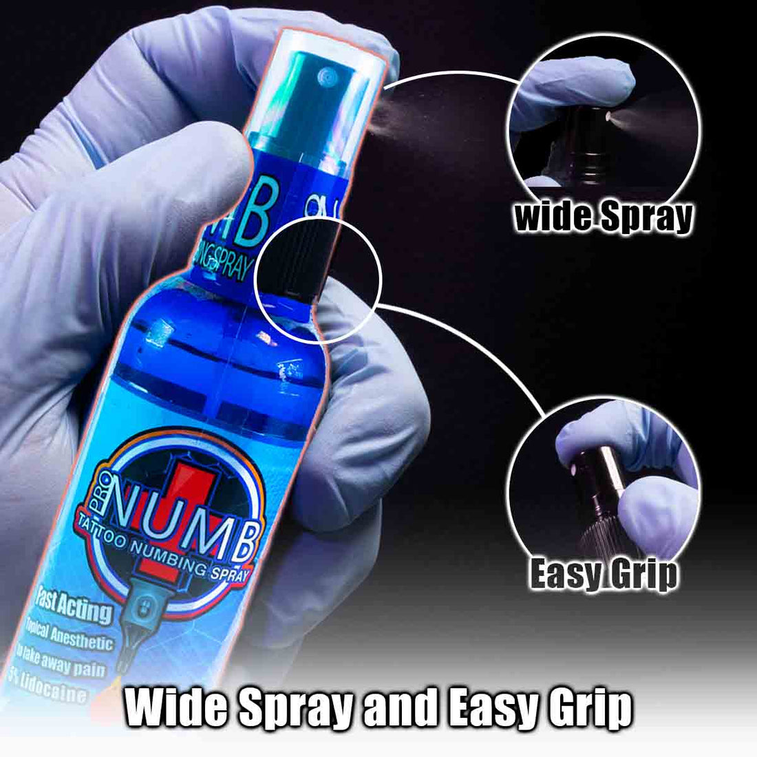 Pro Numb Tattoo Numbing Spray 4oz Single Bottle