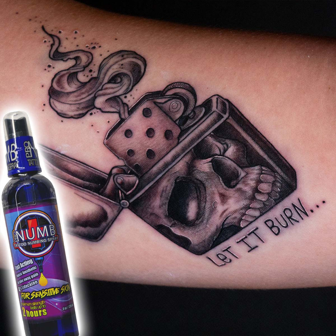 Pro Numb Tattoo Numbing Spray 1oz 3 Pack (sinsative skin)