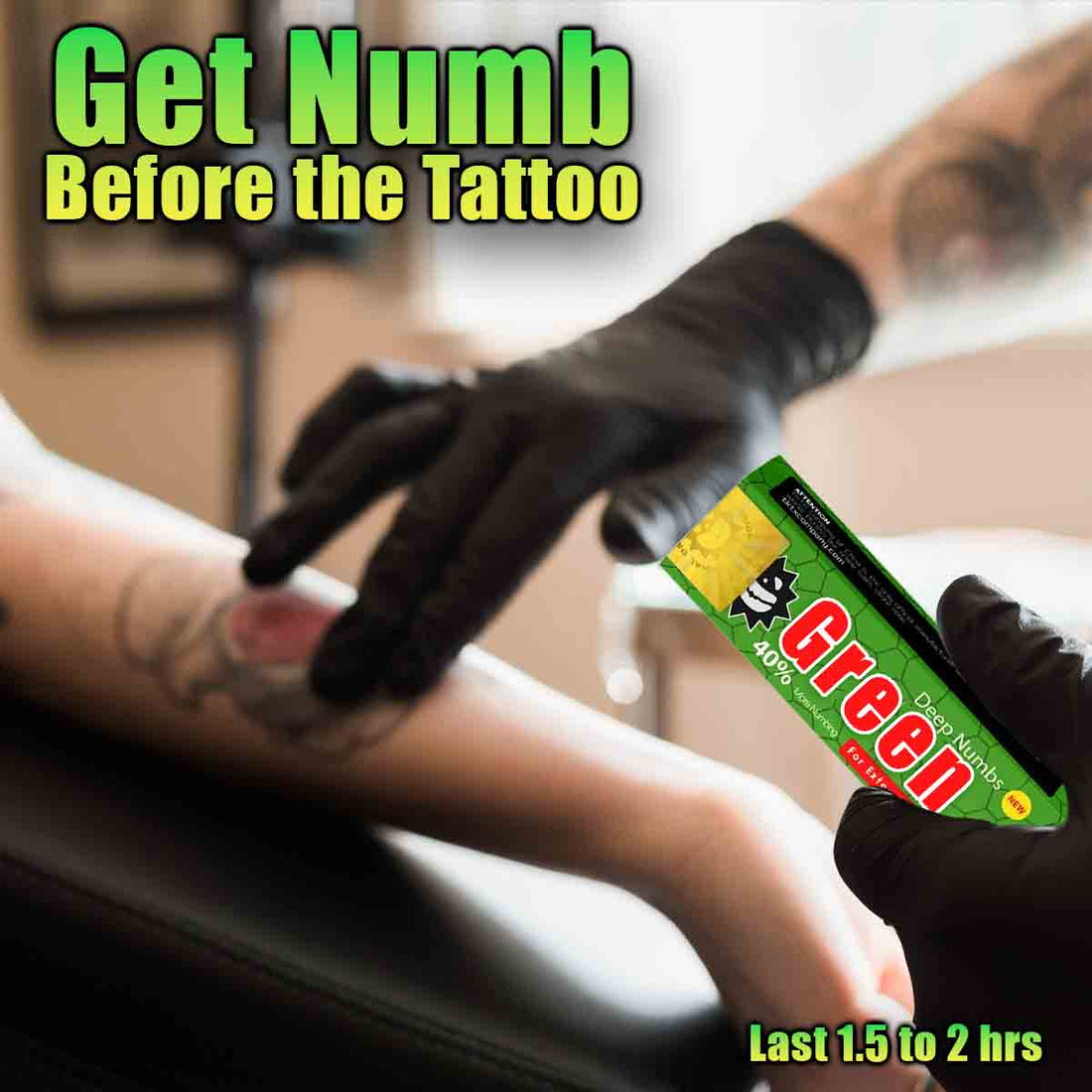 Green Tattoo numbing cream 3 pack