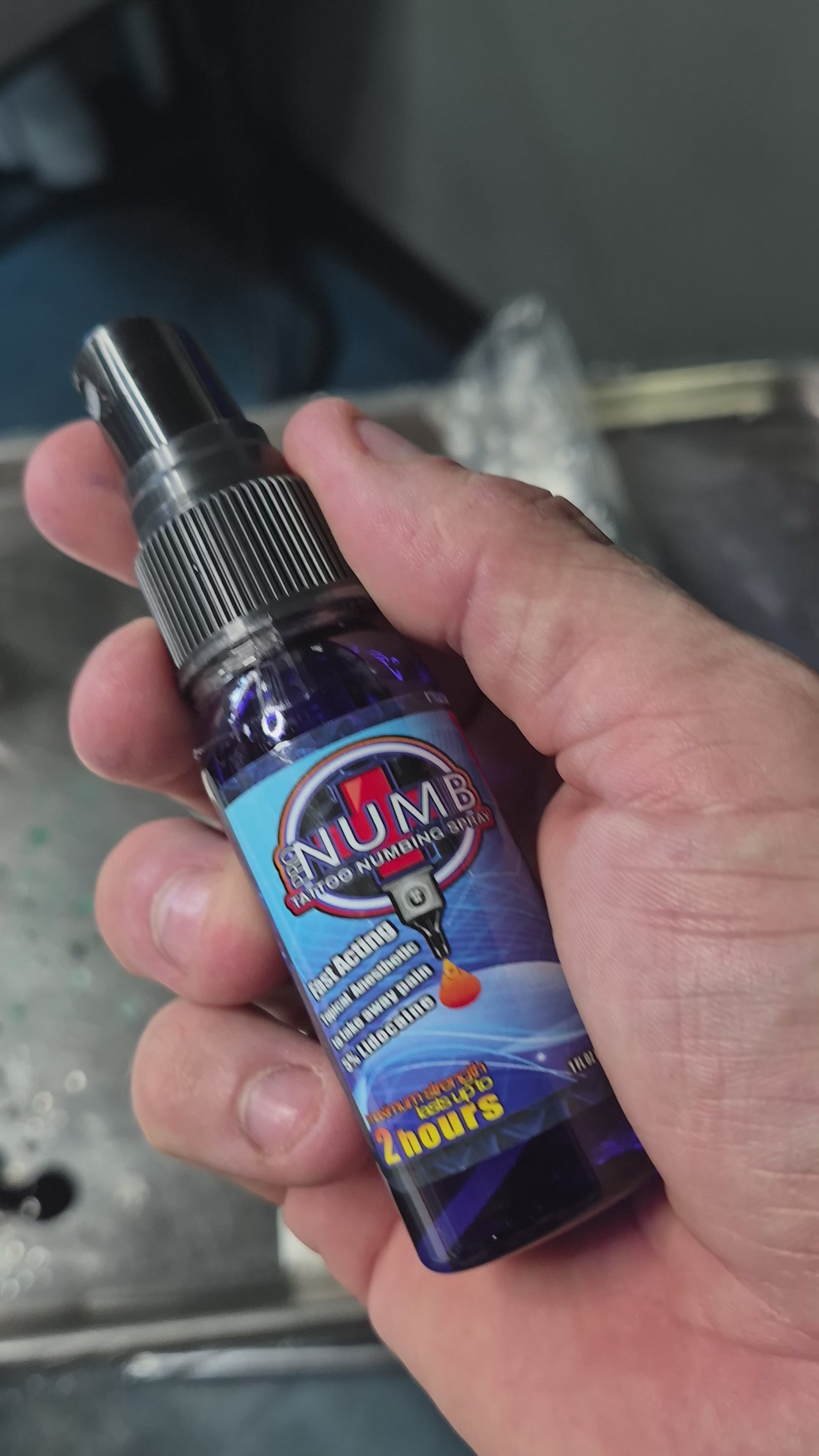 4oz Pro Numb 5% Spray + 10g Green Numbing Cream Combo