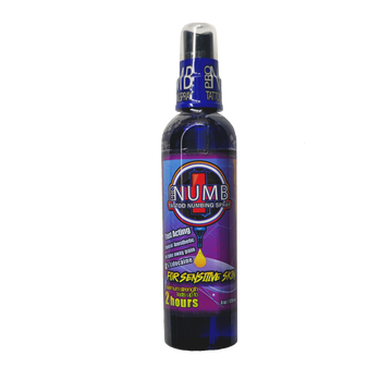 (Sensitive skin) Pro Numb Tattoo Numbing Spray 4oz Single Bottle