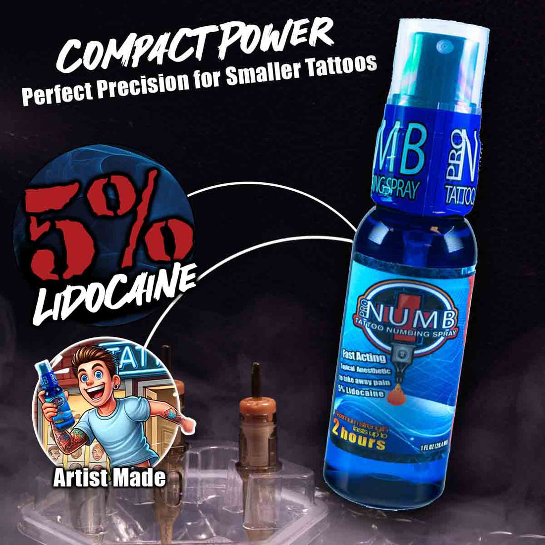 Pro Numb Tattoo Numbing Cream and Spray 1oz Combo